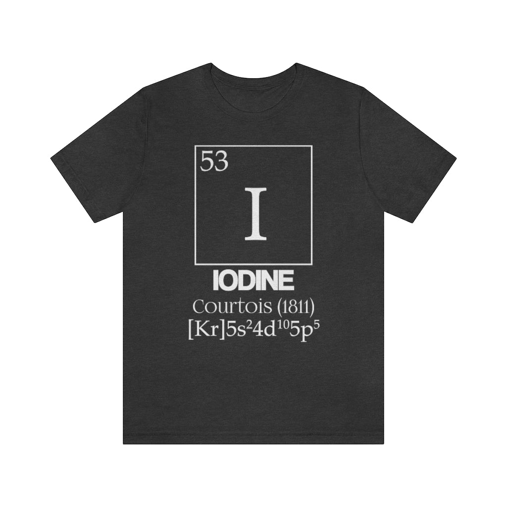 Iodine Element-53 T-Shirt, by Aardvark Dreams [Elementwear]