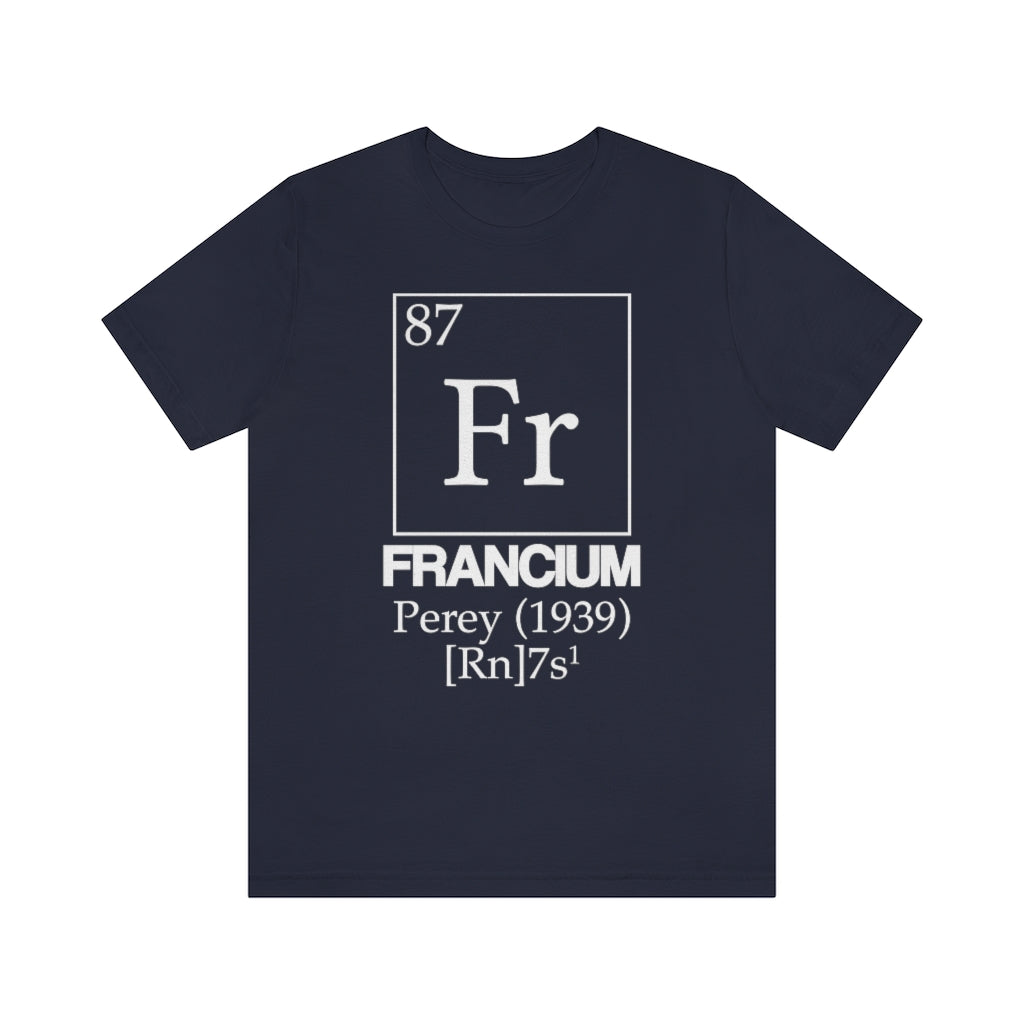 Francium Element-87 T-Shirt, by Aardvark Dreams [Elementwear]