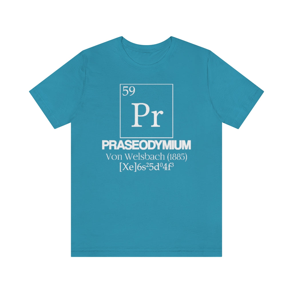 Praseodymium Element-59 T-Shirt, by Aardvark Dreams [Elementwear]