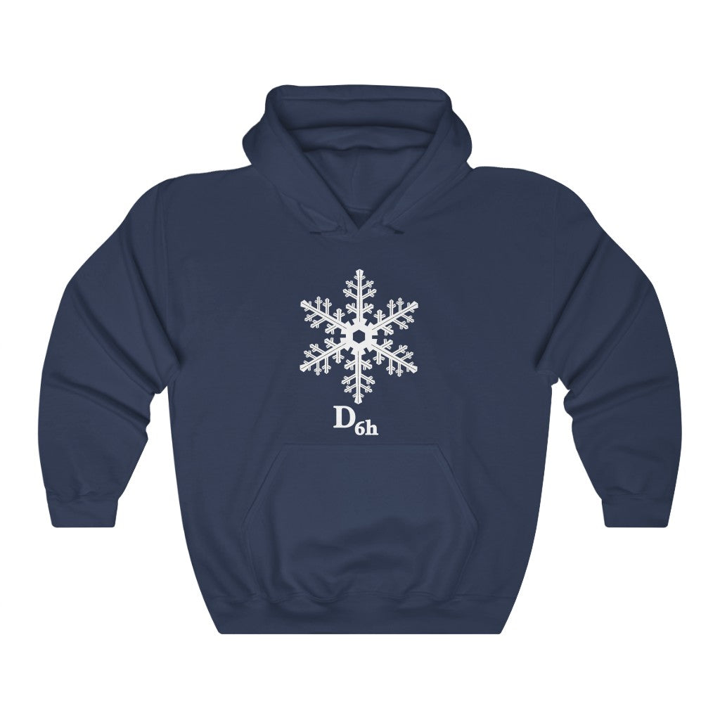 Snowflake Symmetry Point Group Hoodie, by Aardvark Dreams