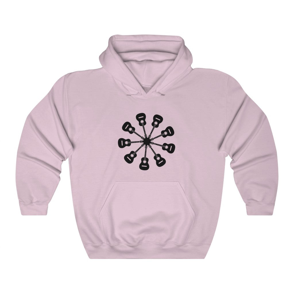 Guitar Windmill Hoodie, by Aardvark Dreams