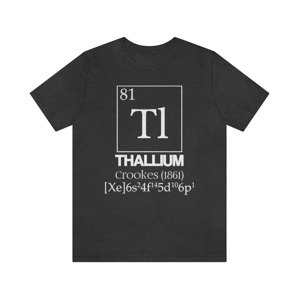 Thallium Element-81 T-Shirt, by Aardvark Dreams [Elementwear]