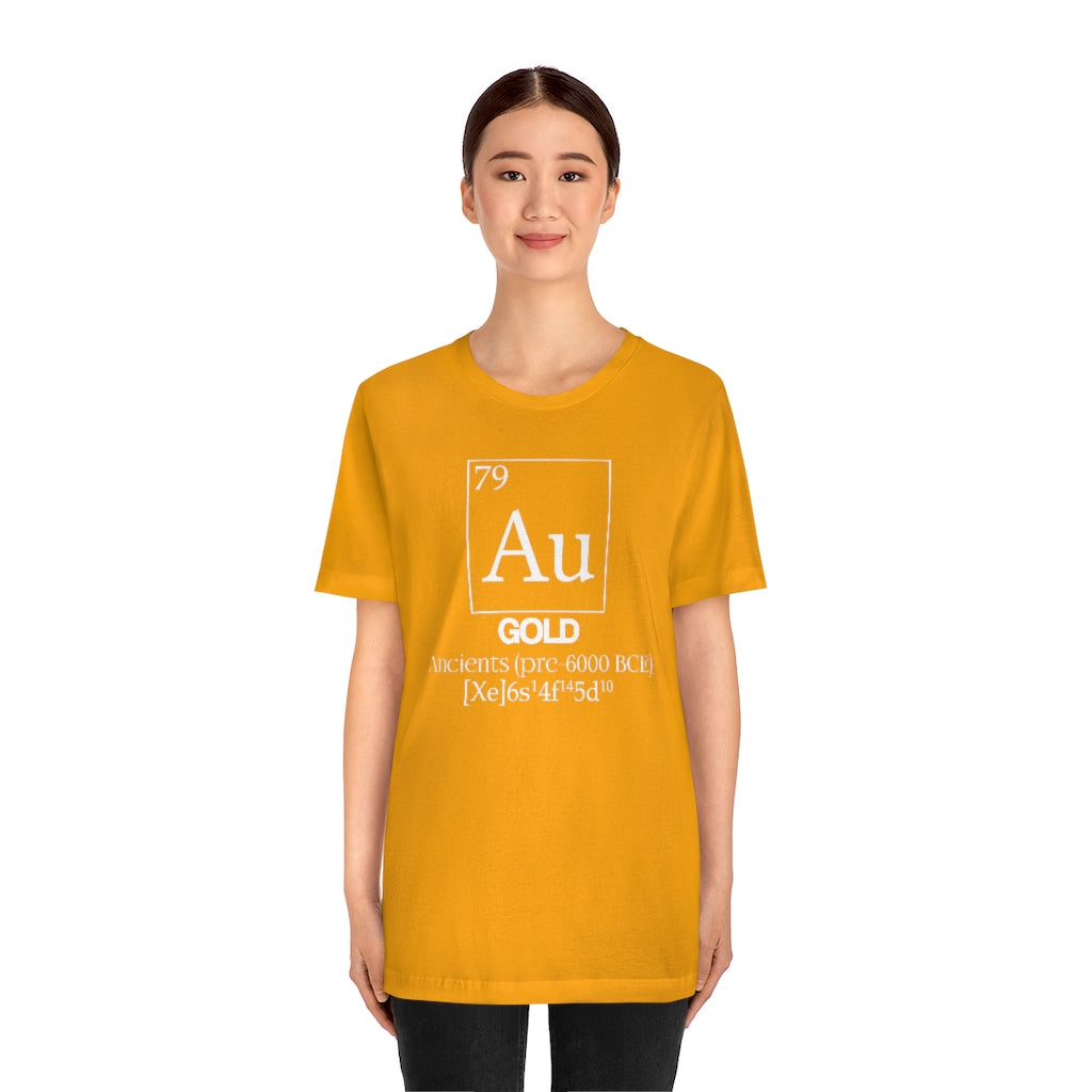 Gold Element-79 T-Shirt, by Aardvark Dreams [Elementwear]