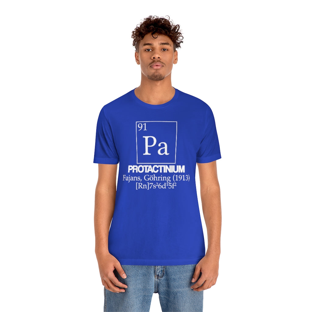 Protactinium Element-91 T-Shirt, by Aardvark Dreams [Elementwear]