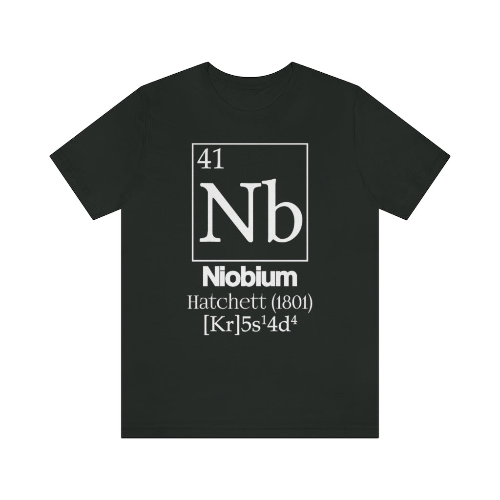 Niobium Element-41 T-Shirt, by Aardvark Dreams [Elementwear]