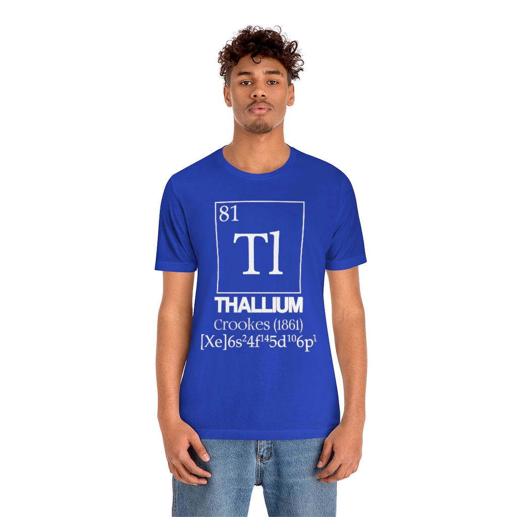 Thallium Element-81 T-Shirt, by Aardvark Dreams [Elementwear]