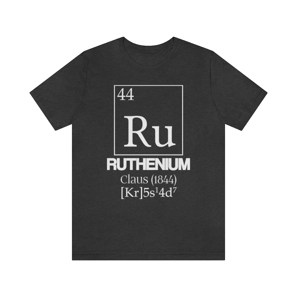 Ruthenium Element-44 T-Shirt, by Aardvark Dreams [Elementwear]