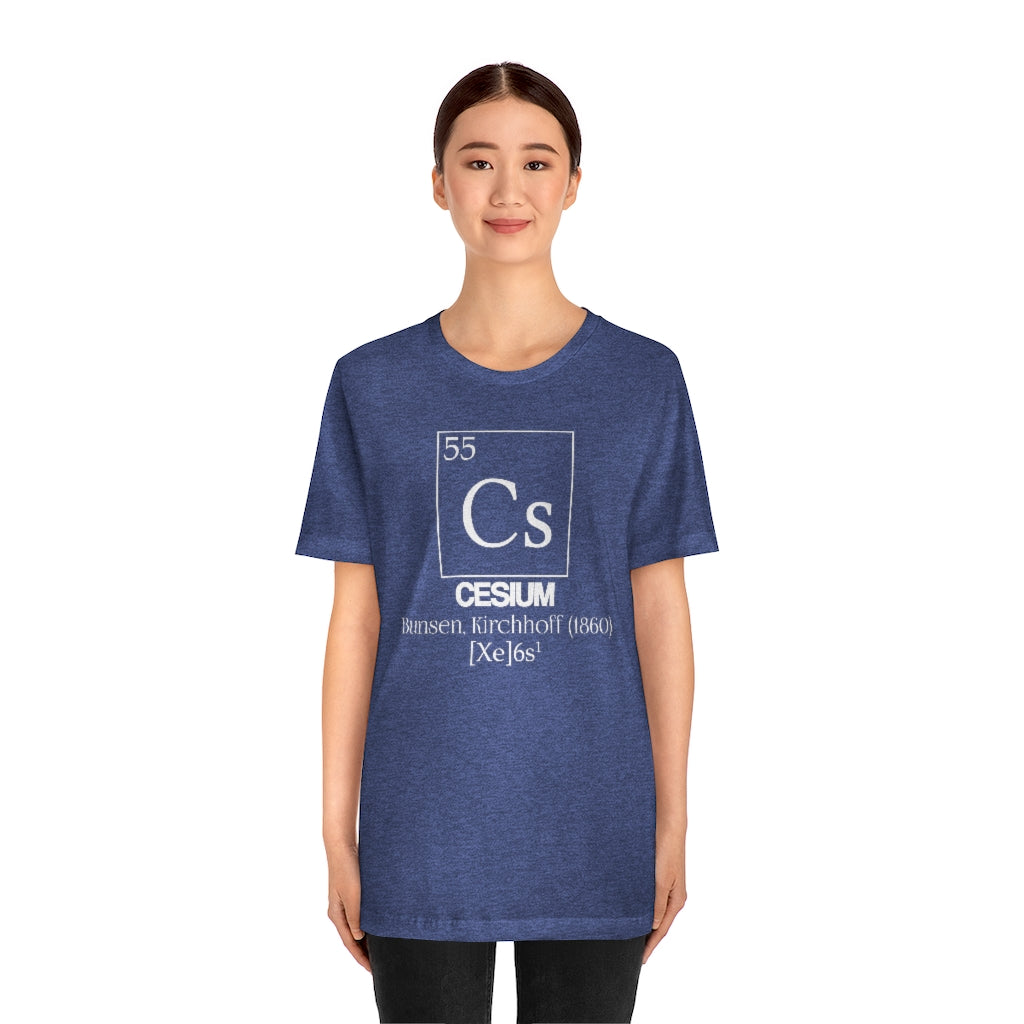 Cesium Element-55 T-Shirt, by Aardvark Dreams [Elementwear]