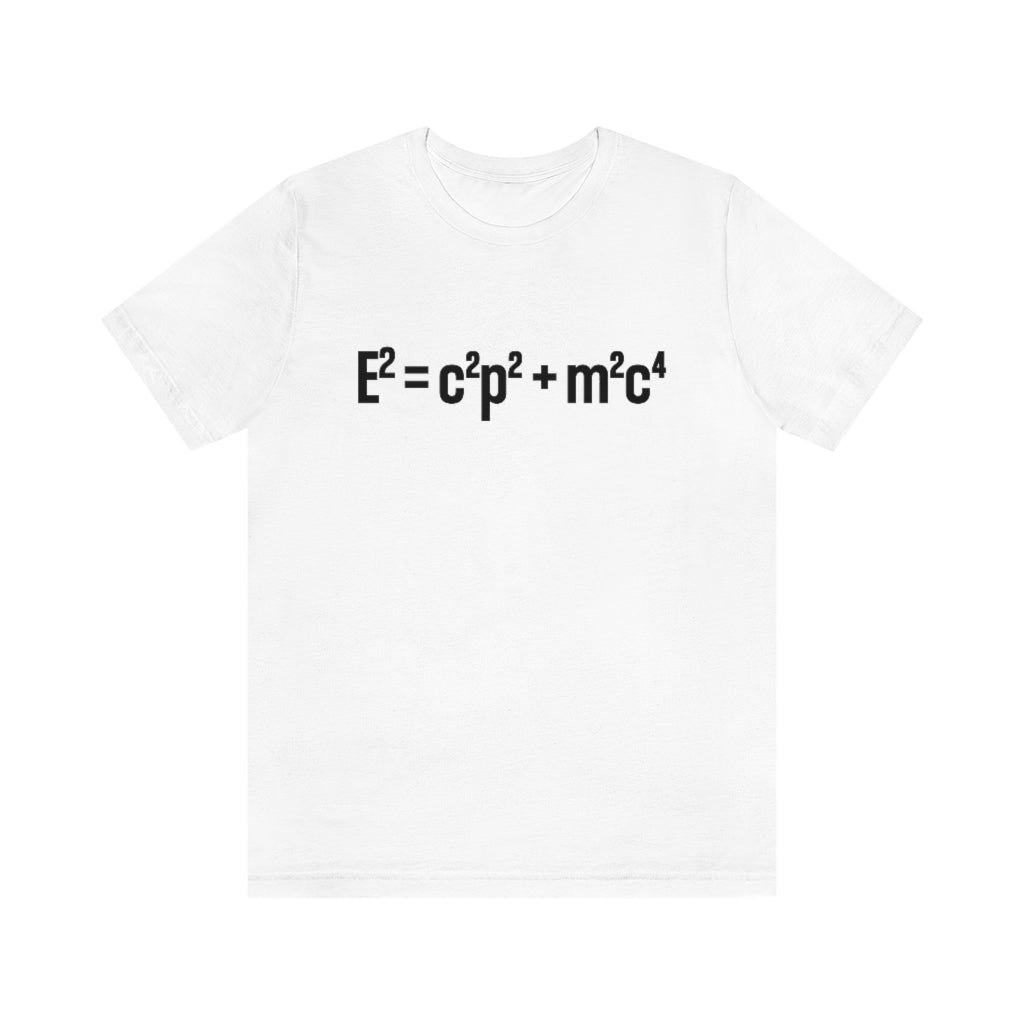 Relativistic Energy Equation T-Shirt, by Aardvark Dreams