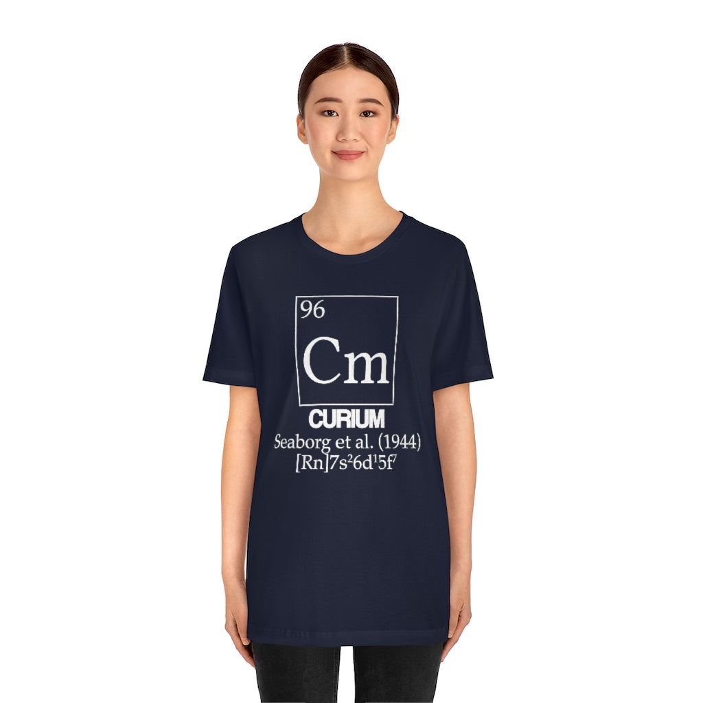 Curium Element-96 T-Shirt, by Aardvark Dreams [Elementwear]