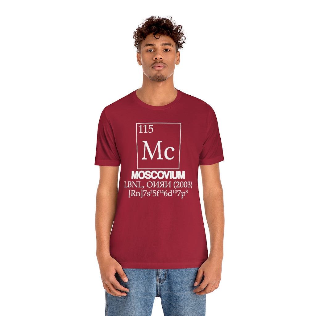 Moscovium Element-115 T-Shirt, by Aardvark Dreams [Elementwear]