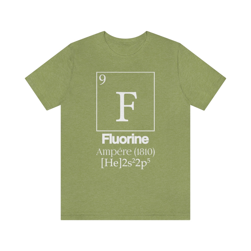 Fluorine Element-9 T-Shirt, by Aardvark Dreams [Elementwear]