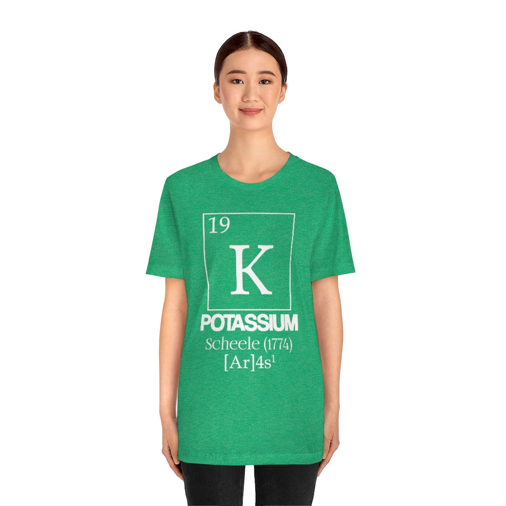 Potassium Element-19 T-Shirt, by Aardvark Dreams [Elementwear]