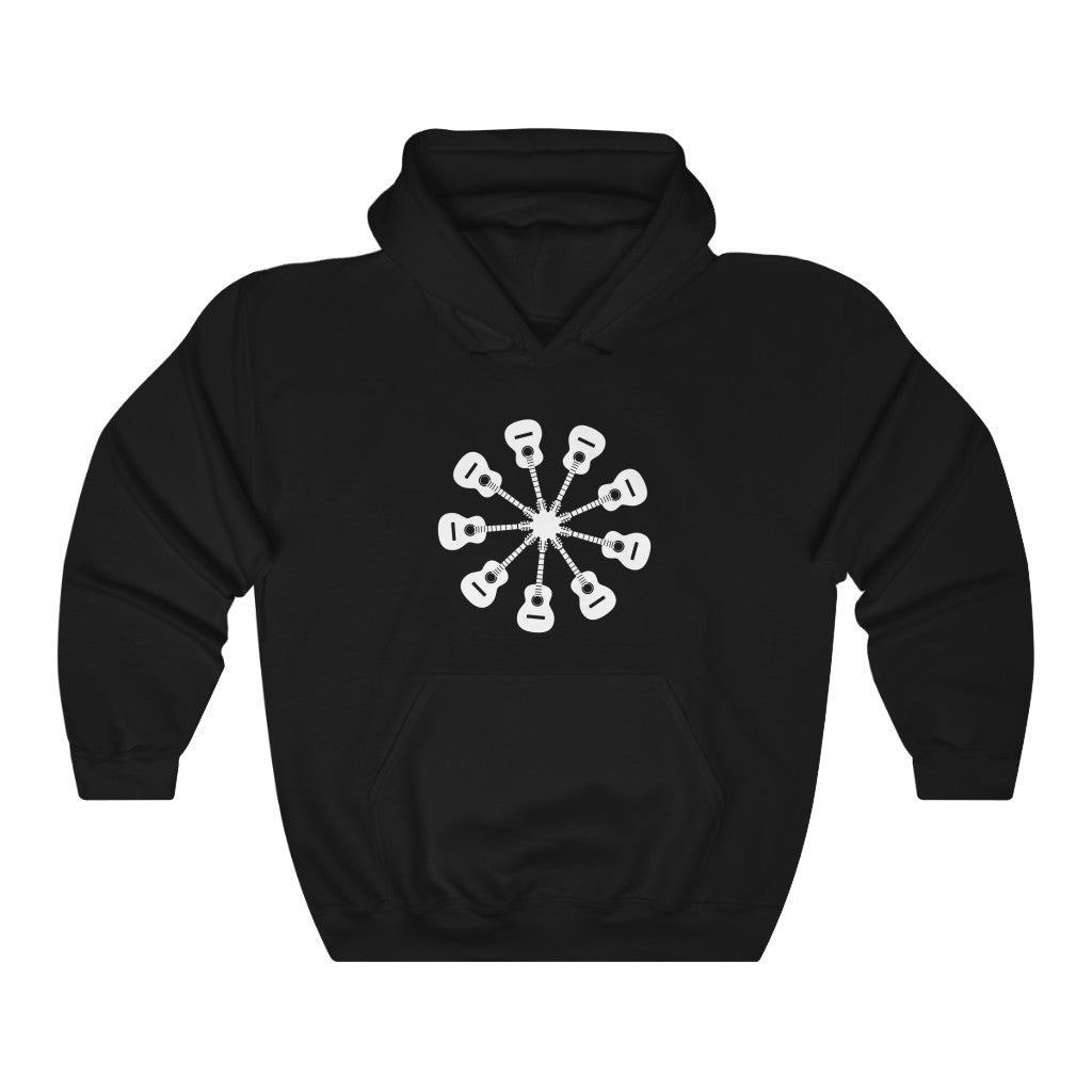 Guitar Windmill Hoodie, by Aardvark Dreams