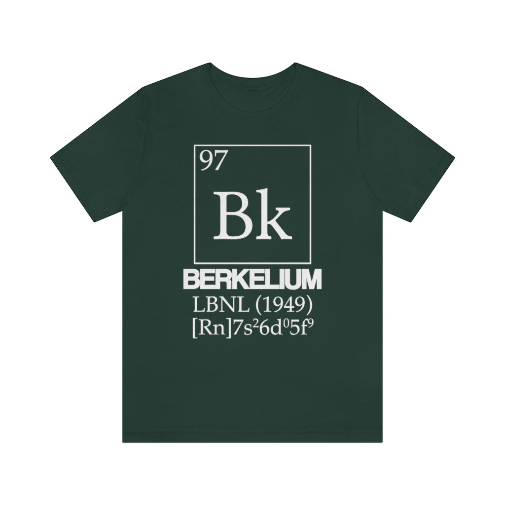 Berkelium Element-97 T-Shirt, by Aardvark Dreams [Elementwear]