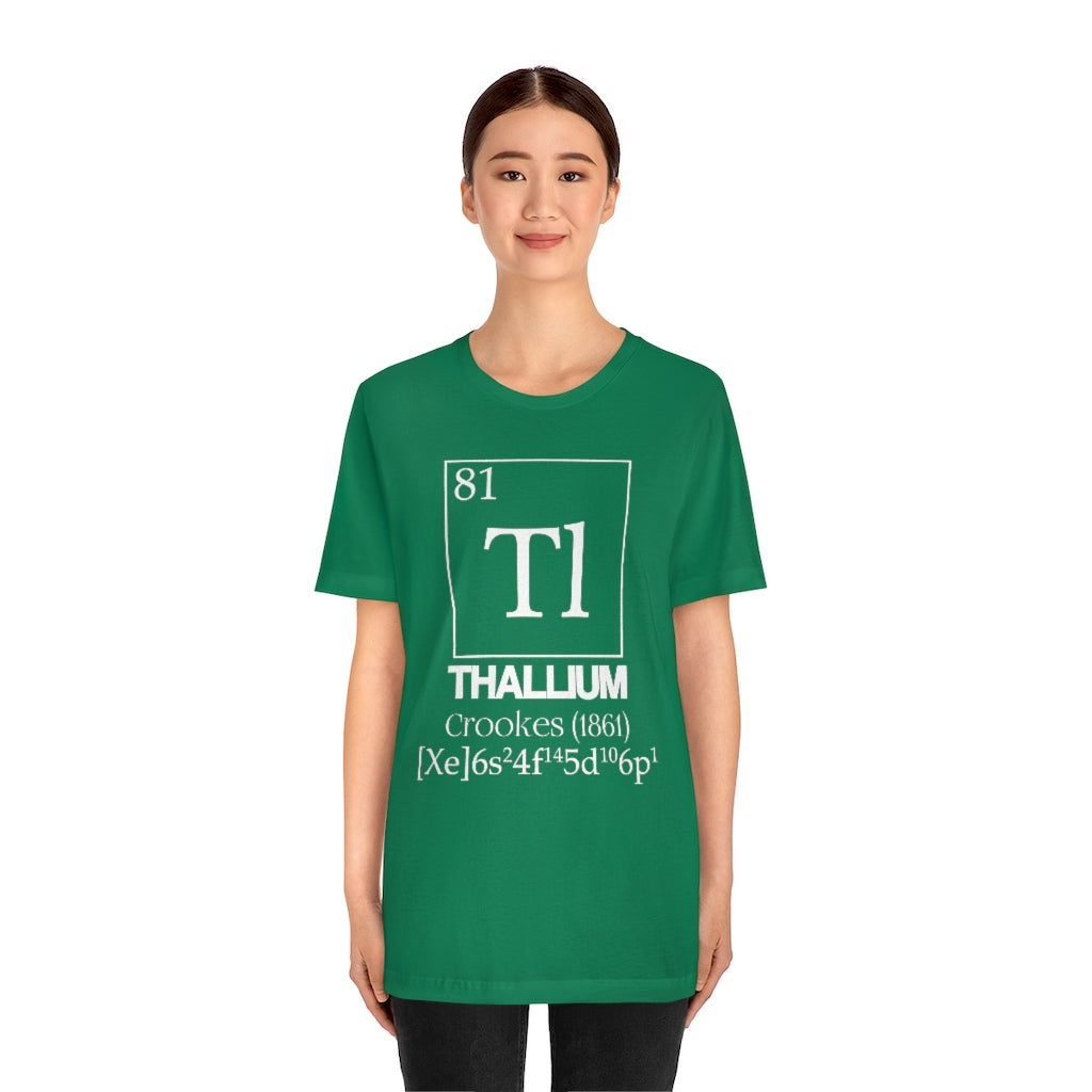 Thallium Element-81 T-Shirt, by Aardvark Dreams [Elementwear]