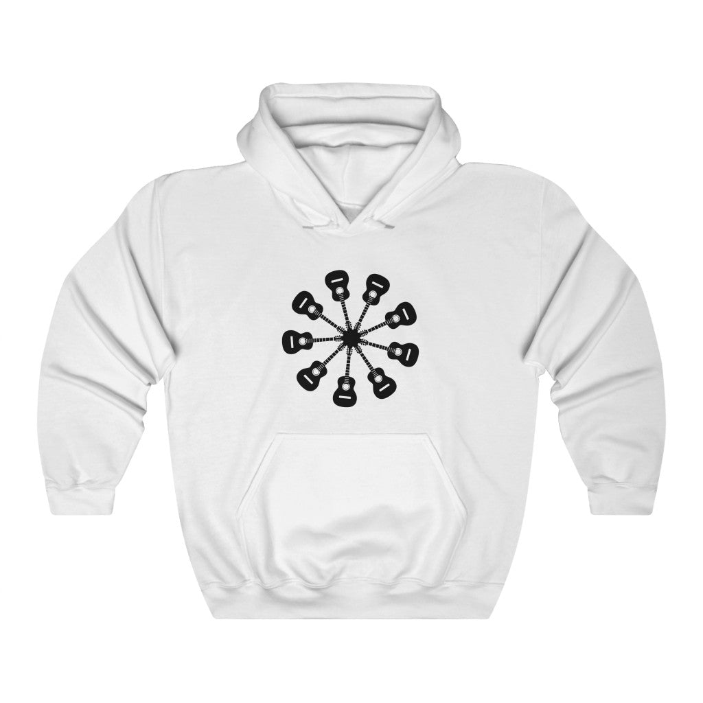 Guitar Windmill Hoodie, by Aardvark Dreams