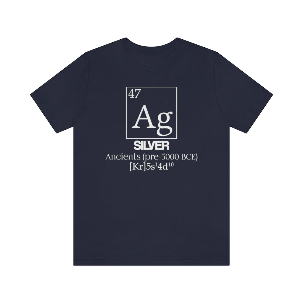 Silver Element-47 T-Shirt, by Aardvark Dreams [Elementwear]