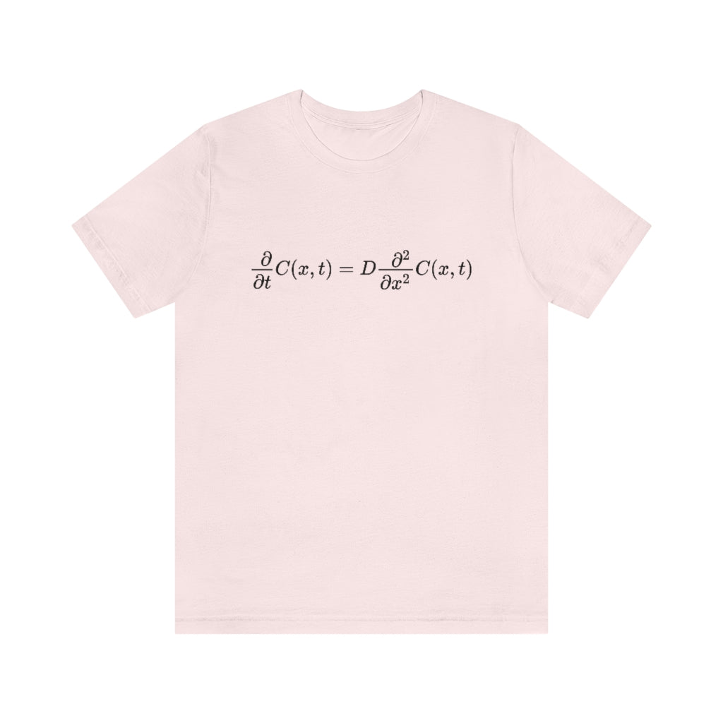 Diffusion Equation T-Shirt, by Aardvark Dreams