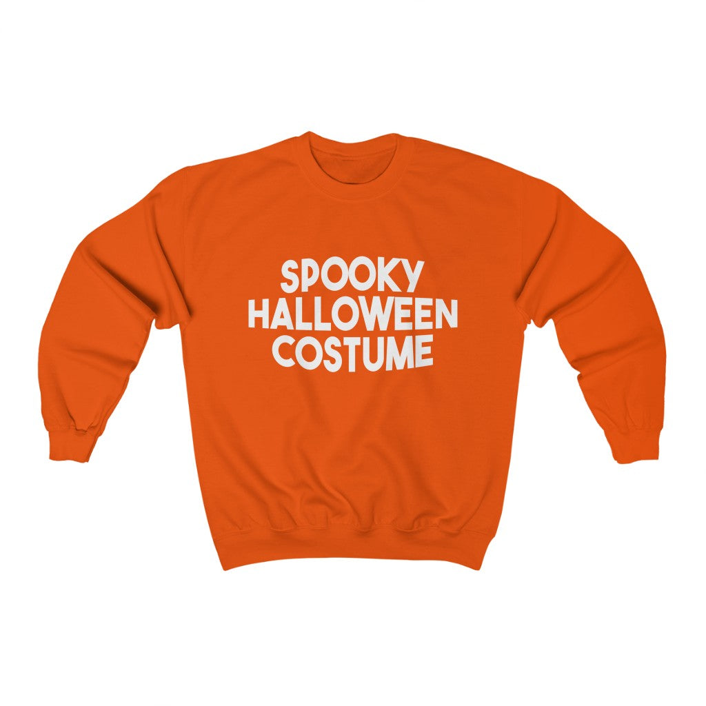 Spooky Halloween Costume Crewneck Sweatshirt, by Aardvark Dreams