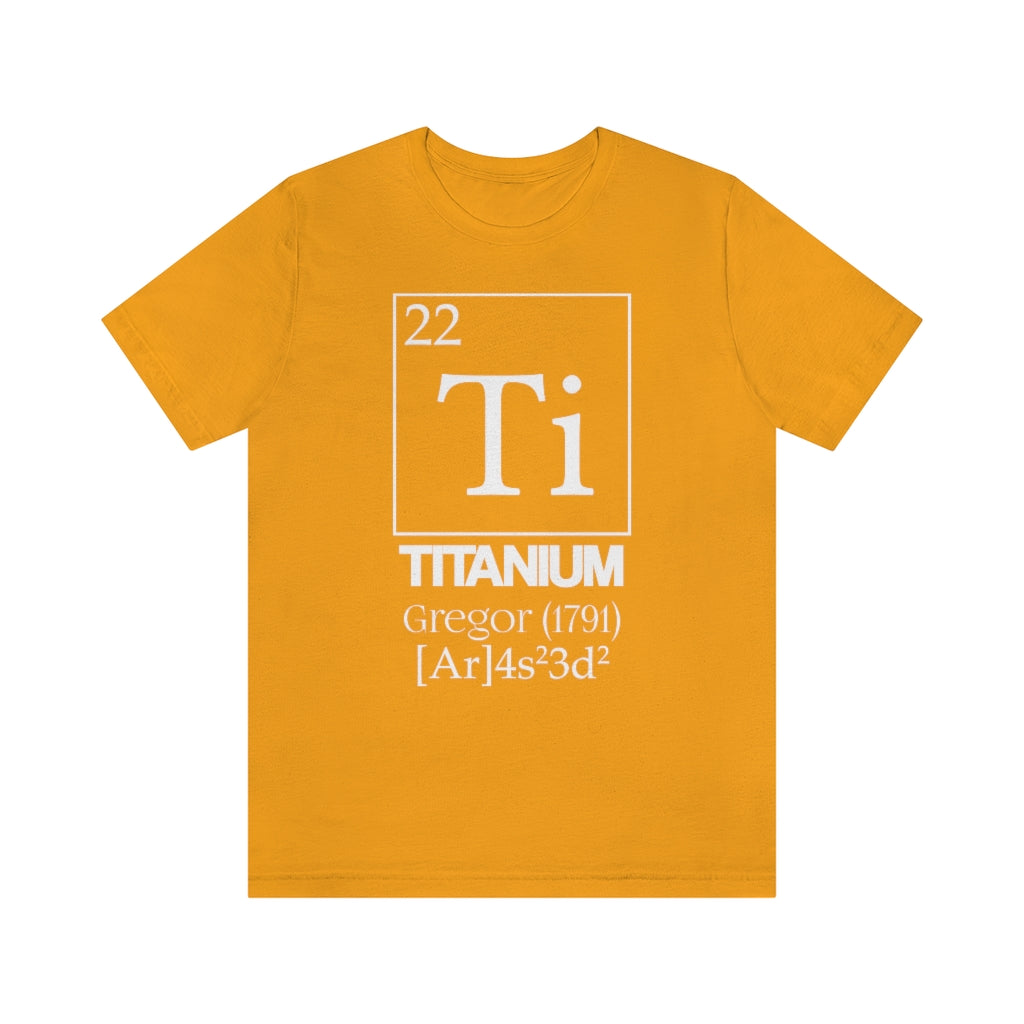 Titanium Element-22 T-Shirt, by Aardvark Dreams [Elementwear]