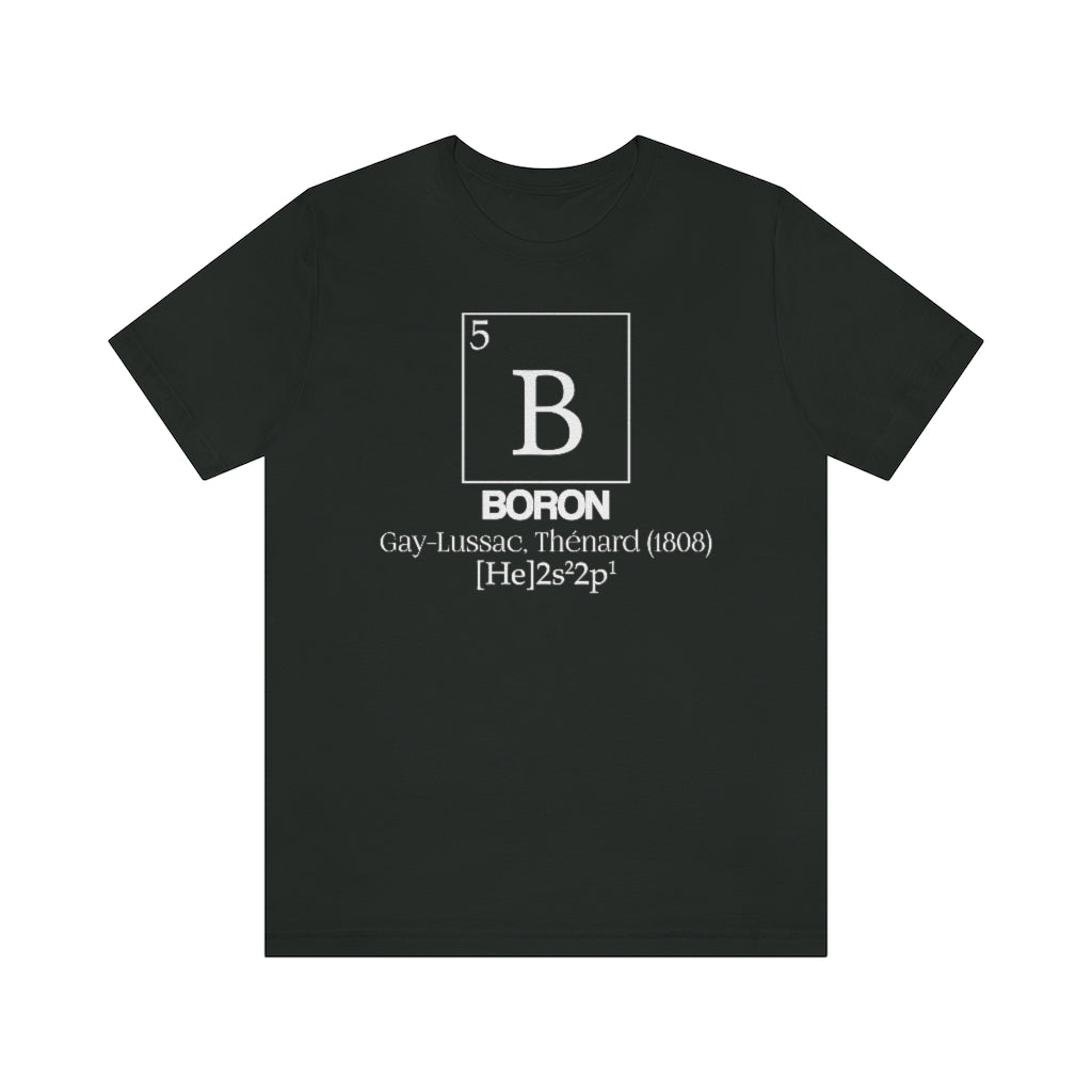 Boron Element-5 T-Shirt, by Aardvark Dreams [Elementwear]