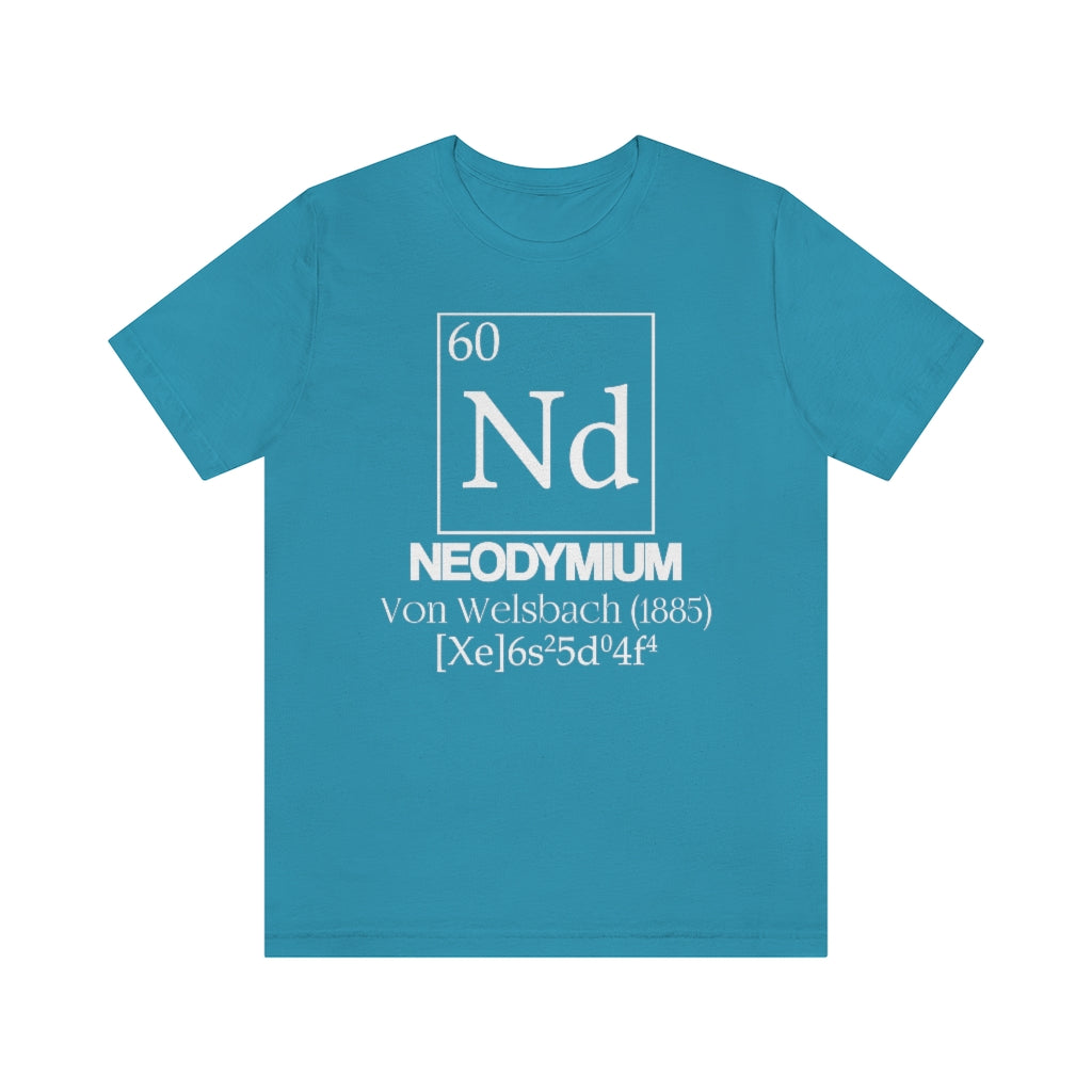 Neodymium Element-60 T-Shirt, by Aardvark Dreams [Elementwear]