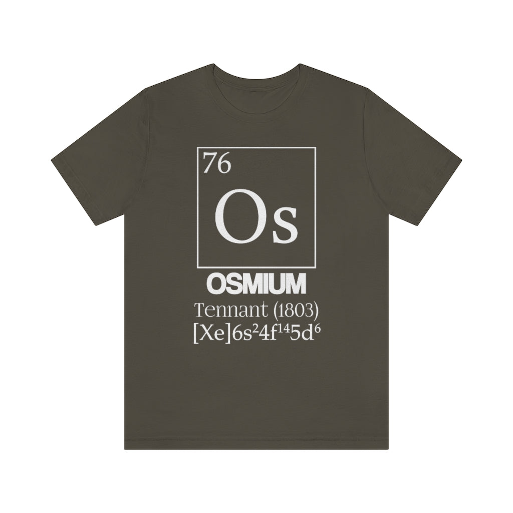 Osmium Element-76 T-Shirt, by Aardvark Dreams [Elementwear]