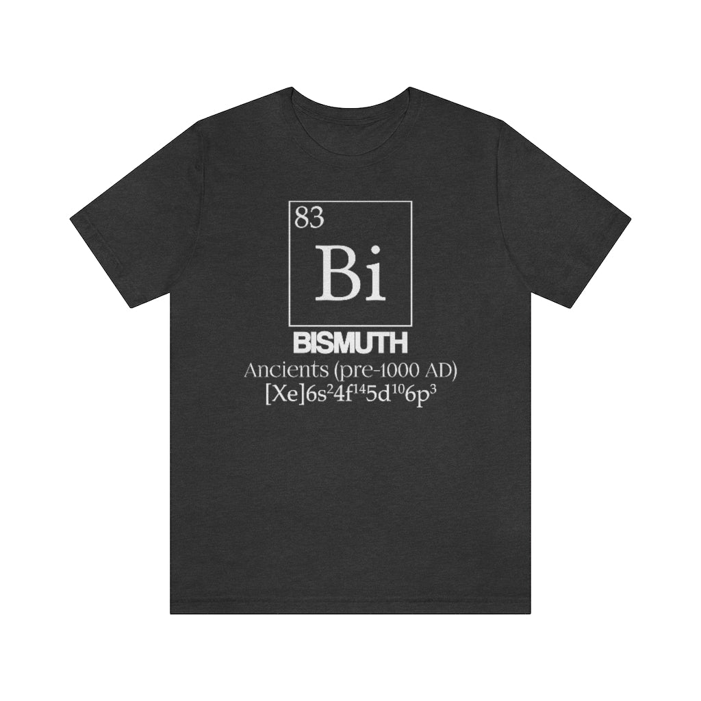 Bismuth Element-83 T-Shirt, by Aardvark Dreams [Elementwear]