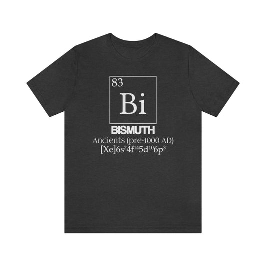 Bismuth Element-83 T-Shirt, by Aardvark Dreams [Elementwear]