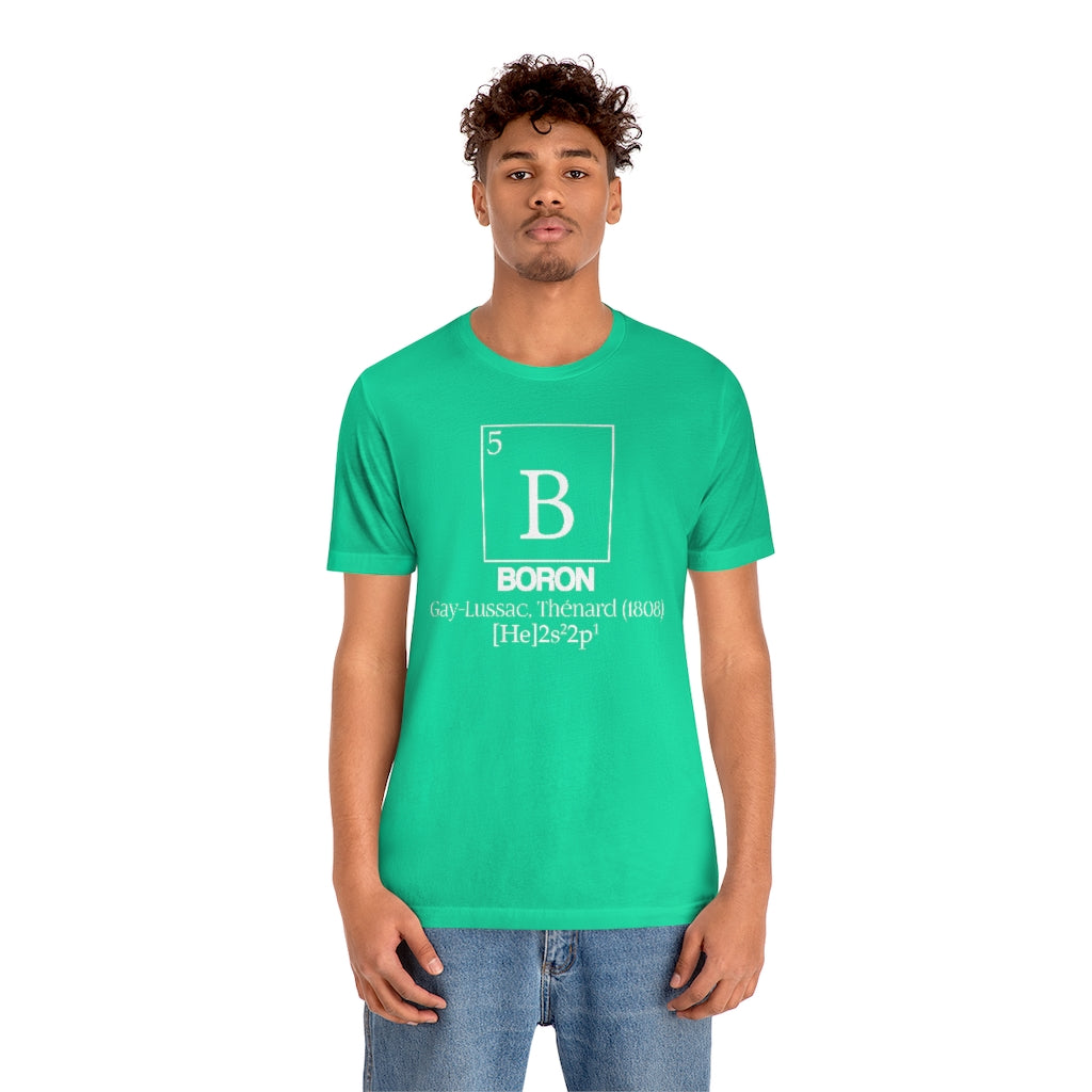 Boron Element-5 T-Shirt, by Aardvark Dreams [Elementwear]