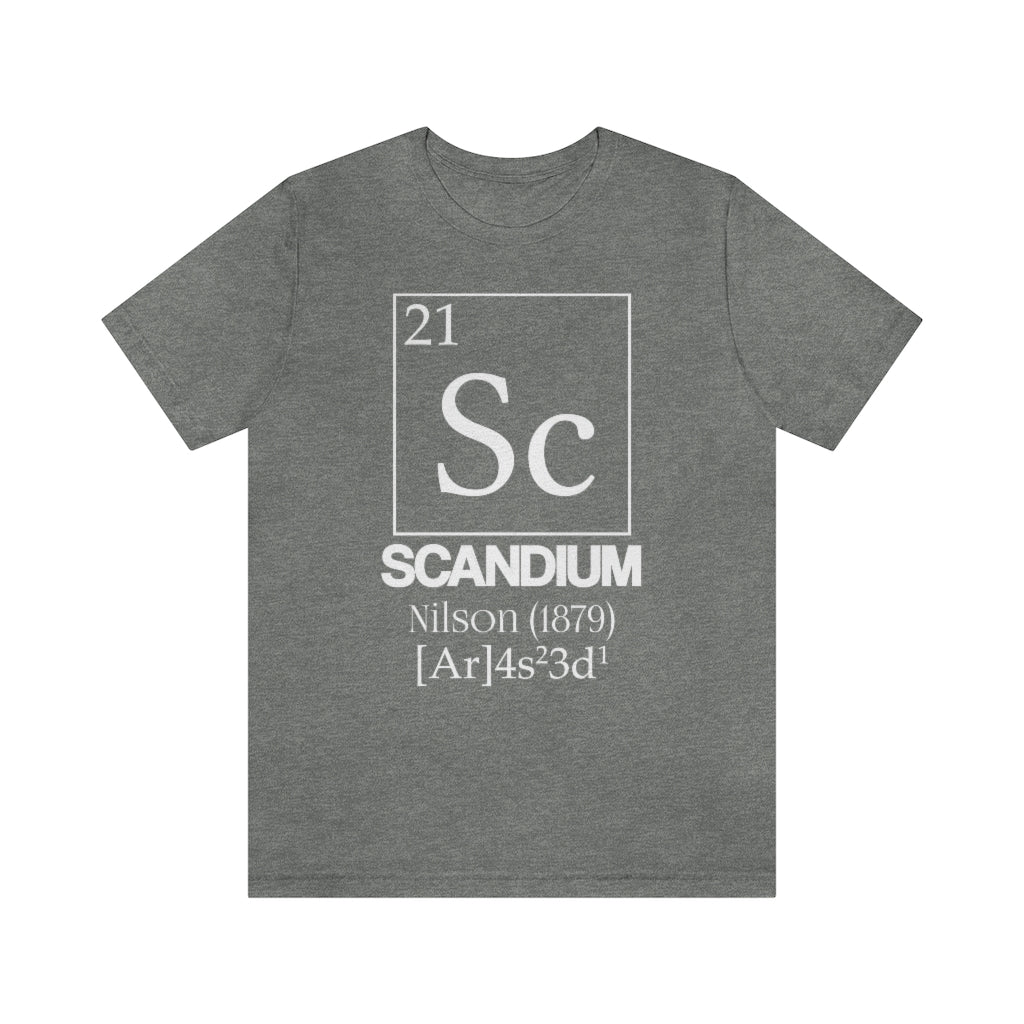 Scandium Element-21 T-Shirt, by Aardvark Dreams [Elementwear]