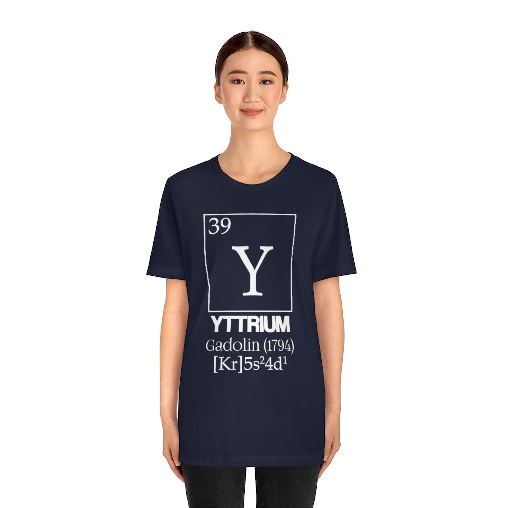 Yttrium Element-39 T-Shirt, by Aardvark Dreams [Elementwear]