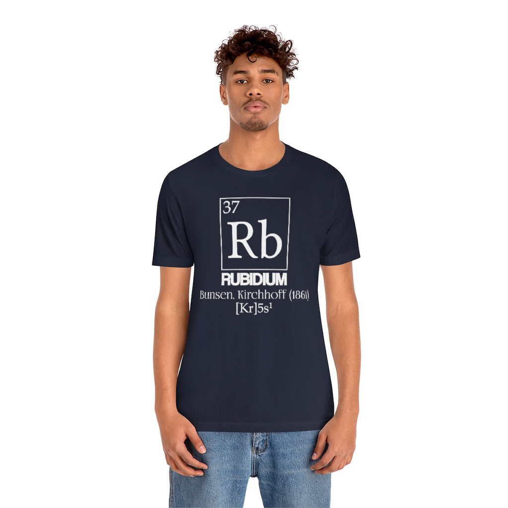 Rubidium Element-37 T-Shirt, by Aardvark Dreams [Elementwear]