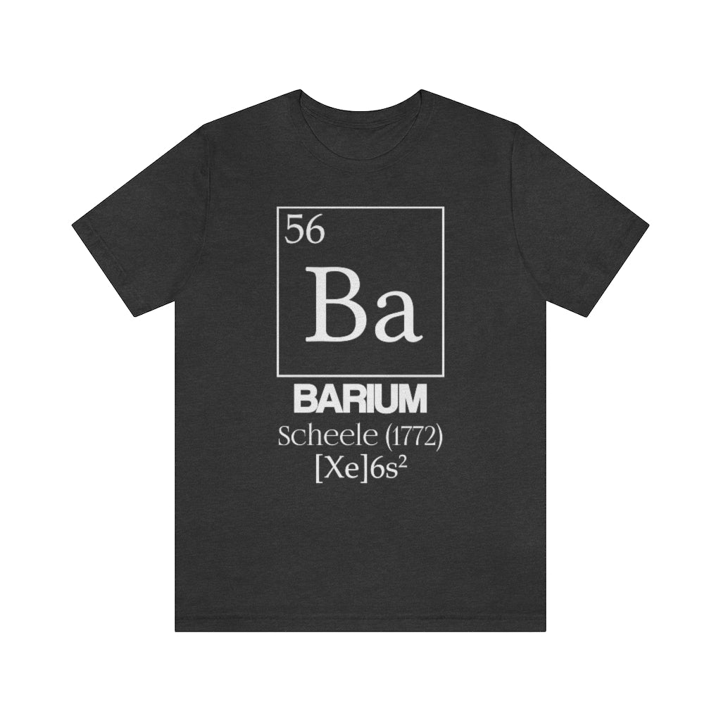 Barium Element-56 T-Shirt, by Aardvark Dreams [Elementwear]