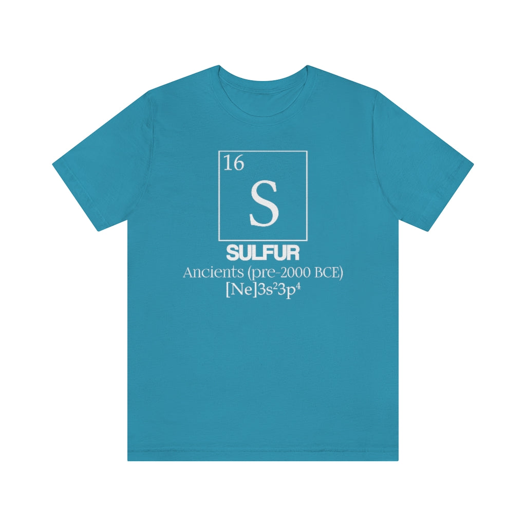 Sulfur Element-16 T-Shirt, by Aardvark Dreams [Elementwear]