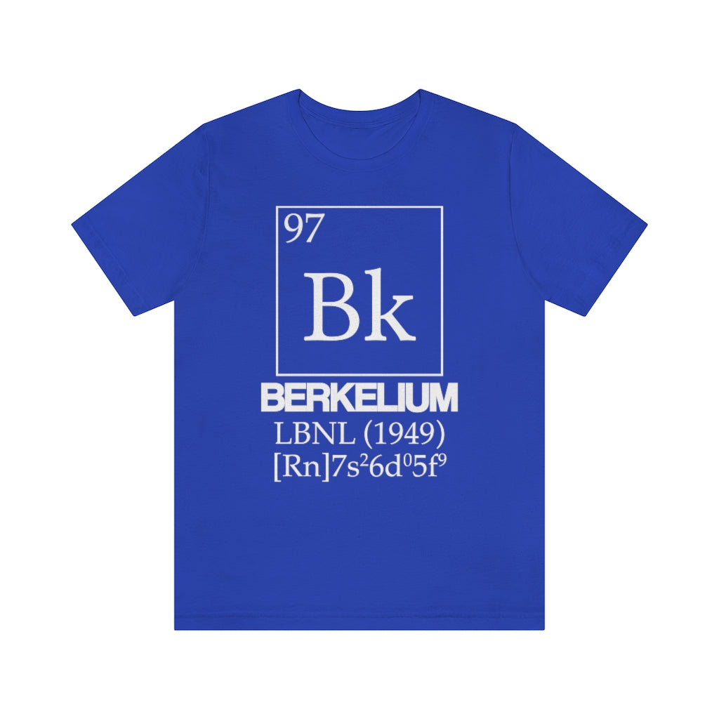 Berkelium Element-97 T-Shirt, by Aardvark Dreams [Elementwear]