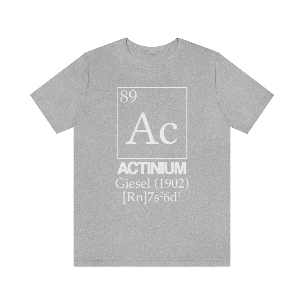 Actinium Element-89 T-Shirt, by Aardvark Dreams [Elementwear]