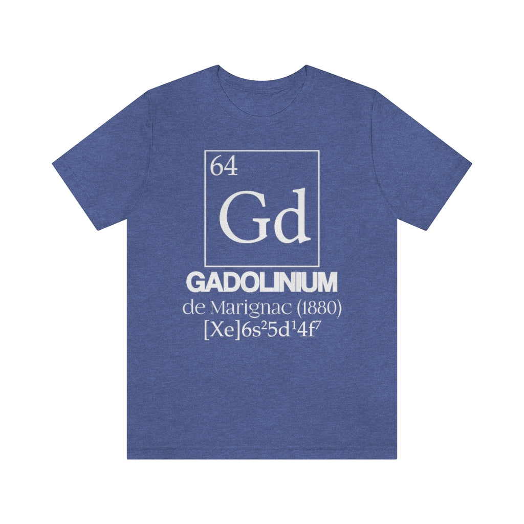 Gadolinium Element-64 T-Shirt, by Aardvark Dreams [Elementwear]