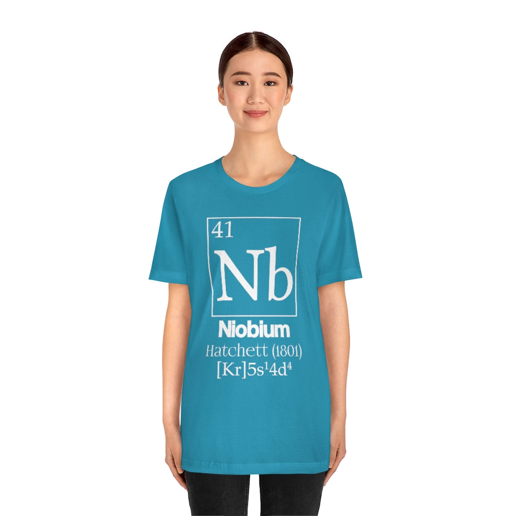 Niobium Element-41 T-Shirt, by Aardvark Dreams [Elementwear]