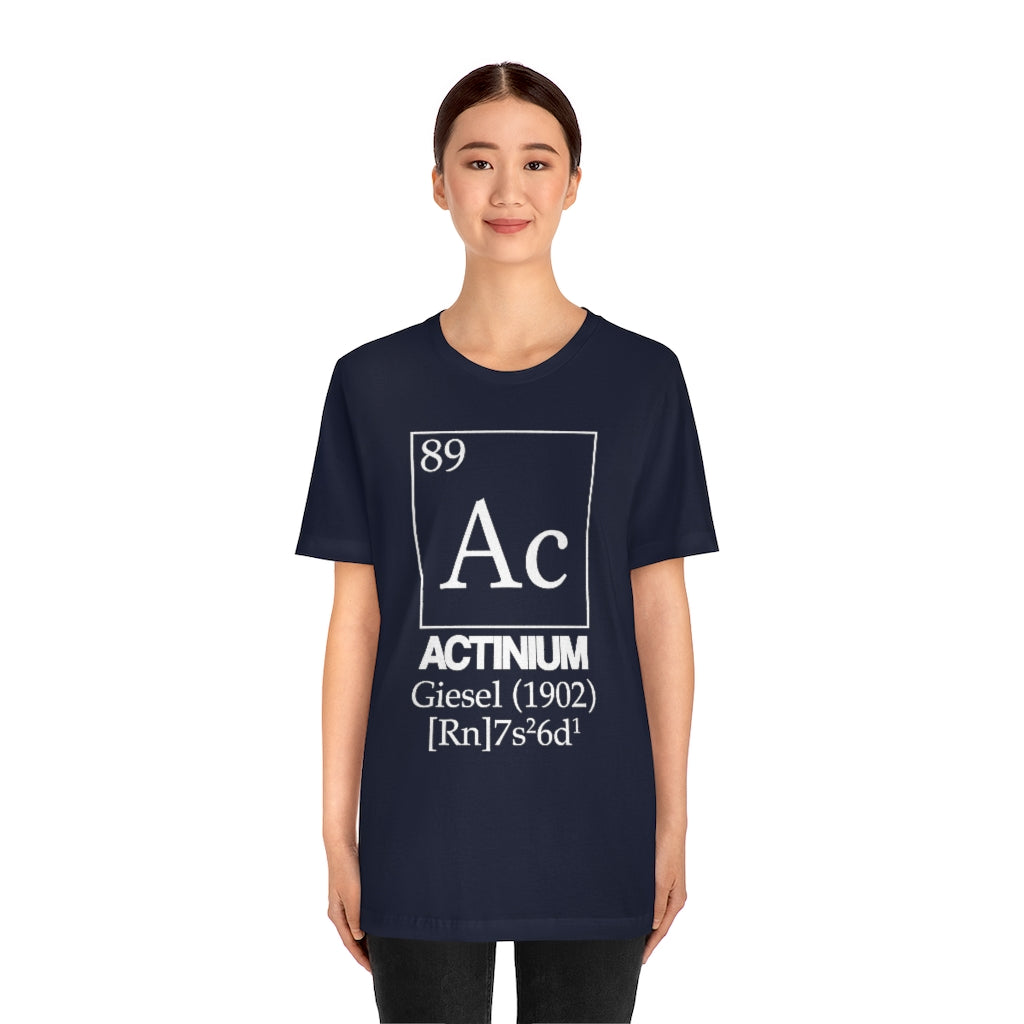 Actinium Element-89 T-Shirt, by Aardvark Dreams [Elementwear]