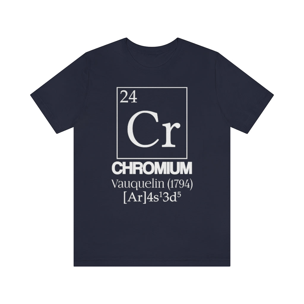 Chromium Element-24 T-Shirt, by Aardvark Dreams [Elementwear]