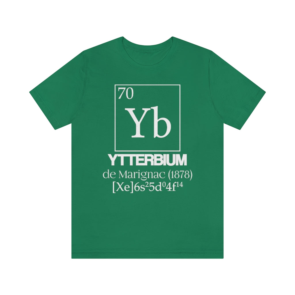 Ytterbium Element-70 T-Shirt, by Aardvark Dreams [Elementwear]