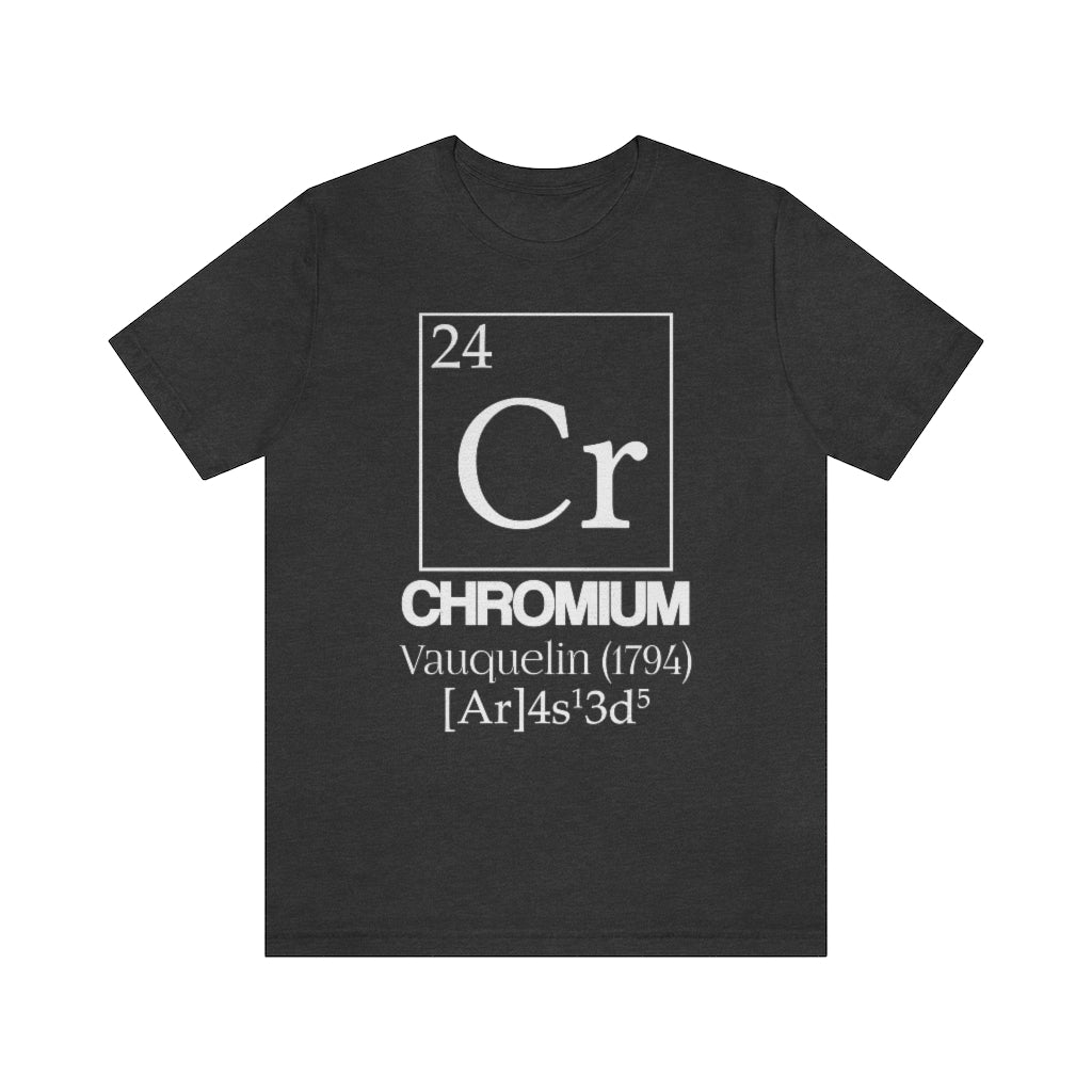 Chromium Element-24 T-Shirt, by Aardvark Dreams [Elementwear]