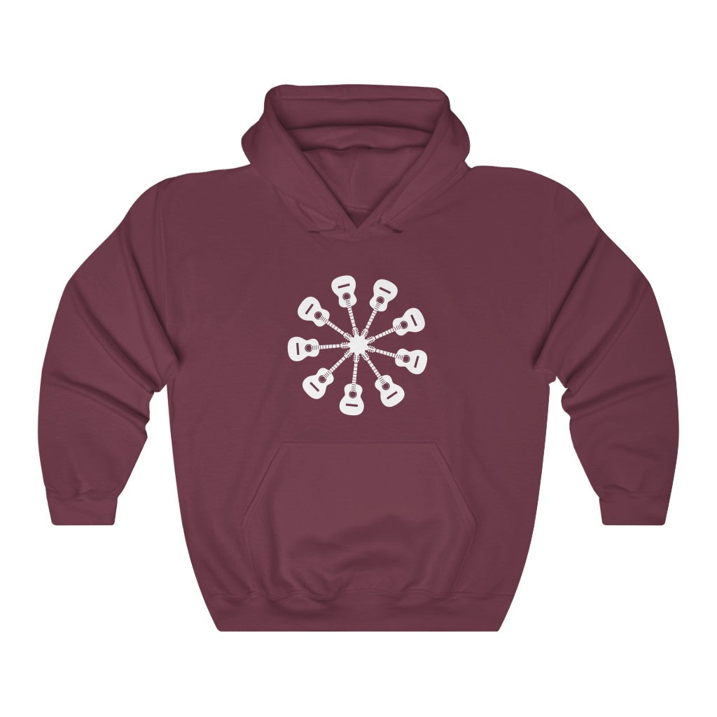 Guitar Windmill Hoodie, by Aardvark Dreams