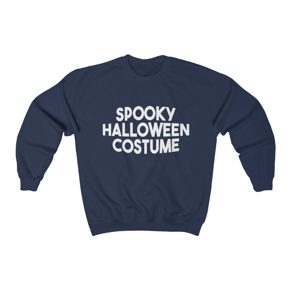 Spooky Halloween Costume Crewneck Sweatshirt, by Aardvark Dreams