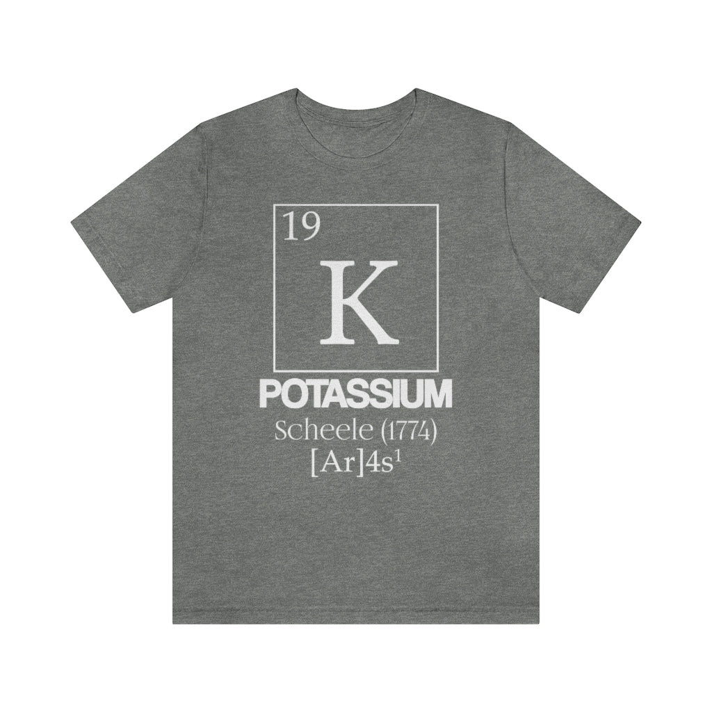 Potassium Element-19 T-Shirt, by Aardvark Dreams [Elementwear]