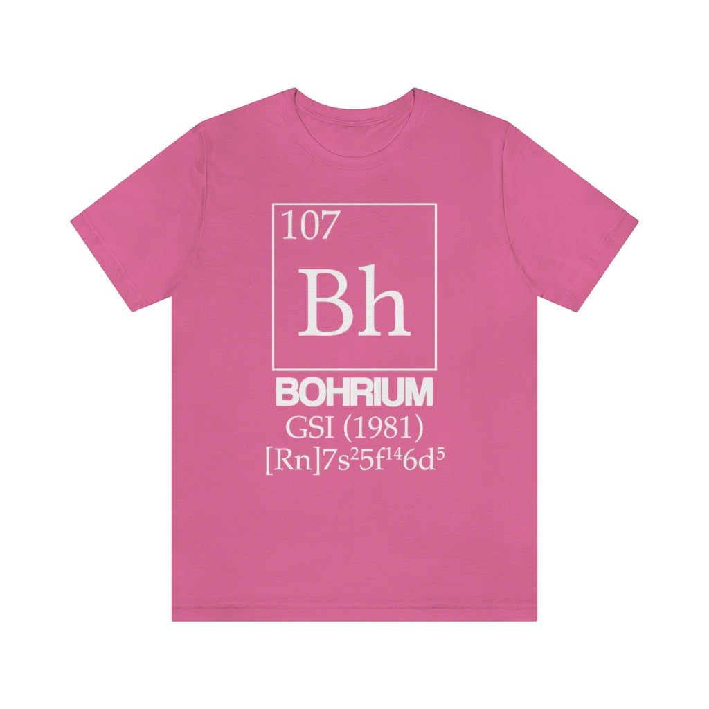 Bohrium Element-107 T-Shirt, by Aardvark Dreams [Elementwear]