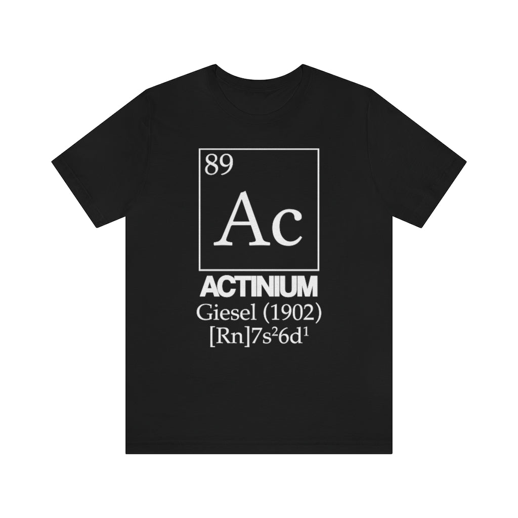 Actinium Element-89 T-Shirt, by Aardvark Dreams [Elementwear]