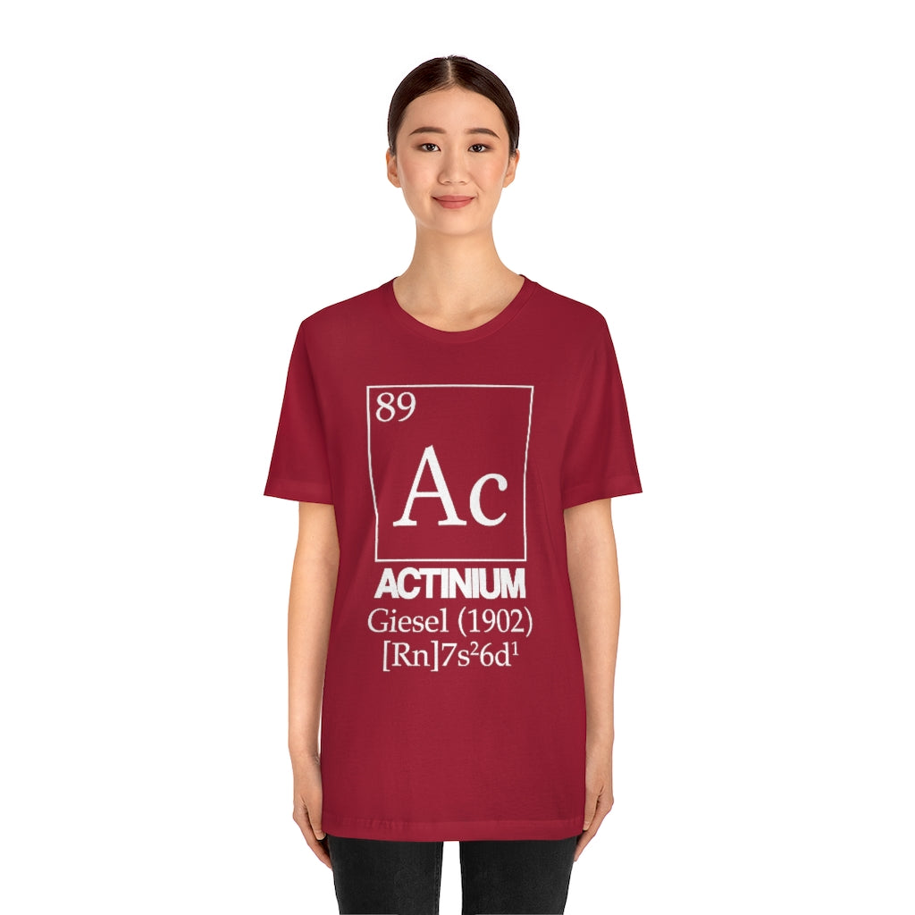 Actinium Element-89 T-Shirt, by Aardvark Dreams [Elementwear]